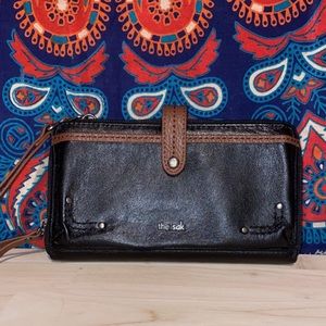 Leather the sak wallet / wristlet !